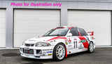 1/10 Lexan Clear RC Car Body Shell for MINI MITSUBISHI EVOLUTION III 225mm