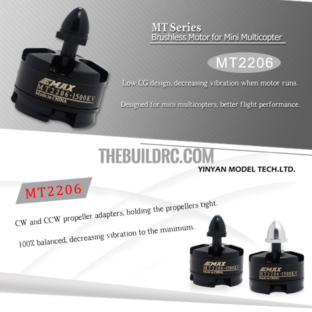 Emax MT2206 1900KV CW Thread Brushless Motor For 250 Quadcopter