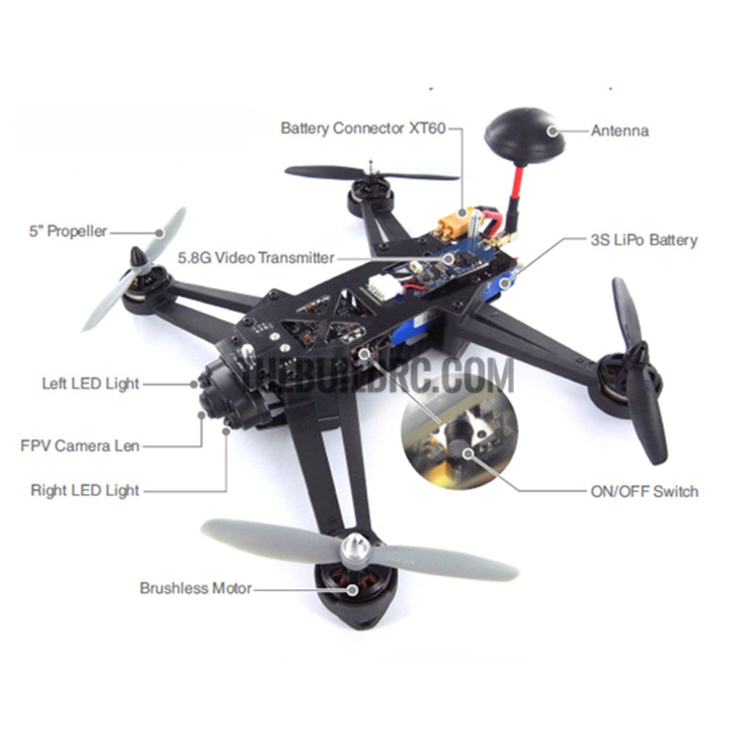 SKYRC SOKAR FPV Quadcopter RTF OSD Radio Battery Camera