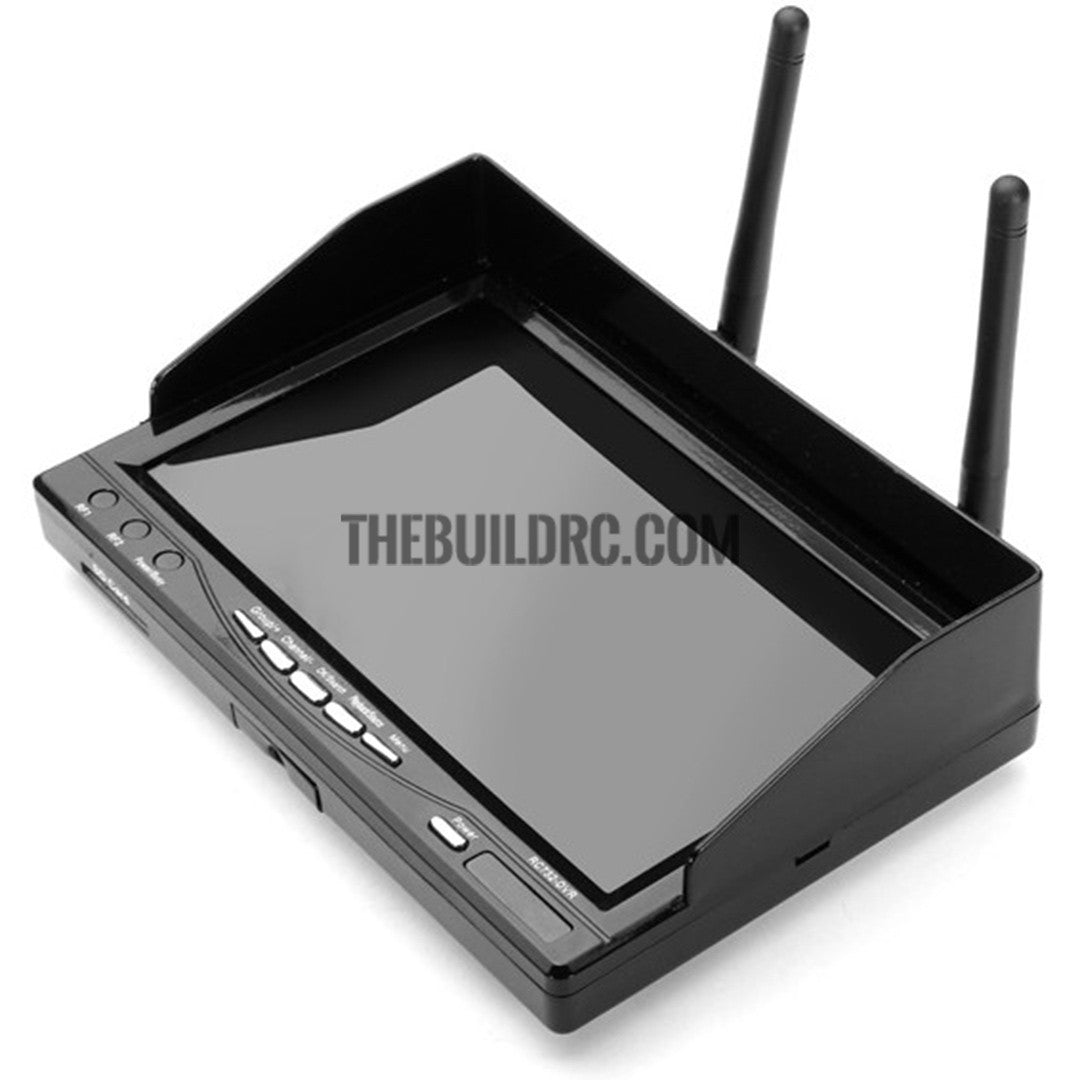 RC732-DVR 7'' 5.8GHz 32CH Diversity Receiver FPV Monitor DVR w/ Built-in Battery