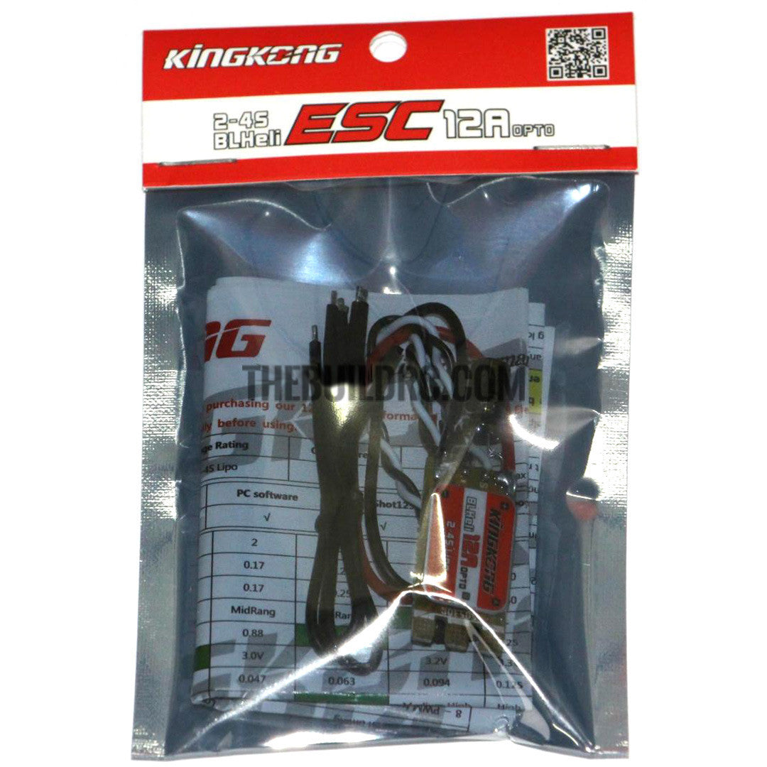 KINGKONG 12A BLHeli ESC Speed Controller W/ OneShot125 For FPV 200-280 copter
