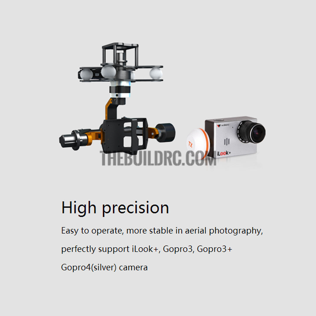 Walkera Camera Mount G-3DH Brushless Gimbal With 360 Degrees Tilt Control