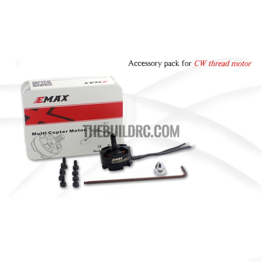 Emax Original Mt2204 2300kv Brushless Motor For Qav250 F330 Quadcopter - CW white cap nut