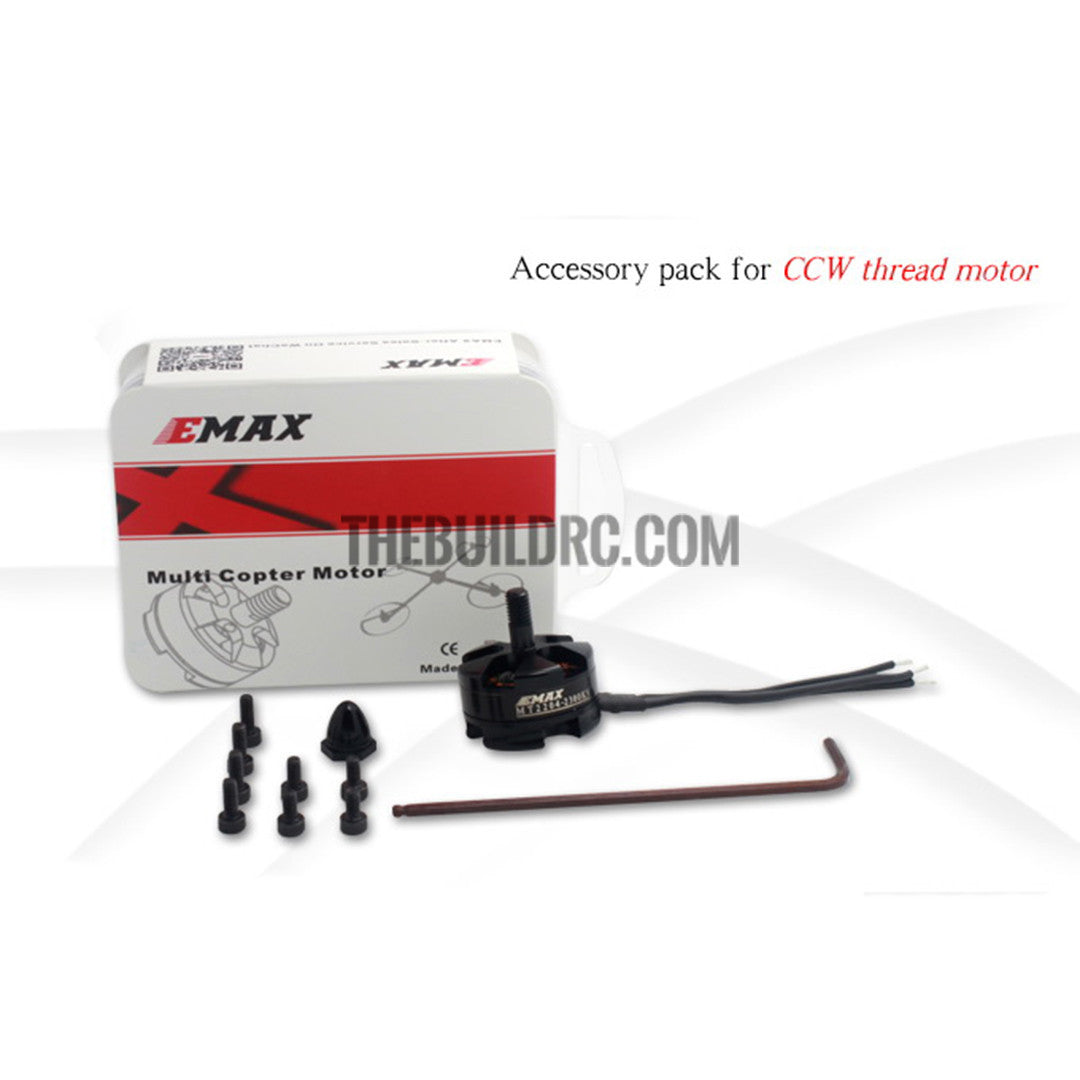 Emax Original Mt2204 2300kv Brushless Motor For Qav250 F330 Quadcopter - CW white cap nut
