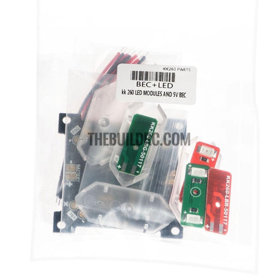 LED Modules & 5V 2A BEC for KK260 QAV FPV Frame