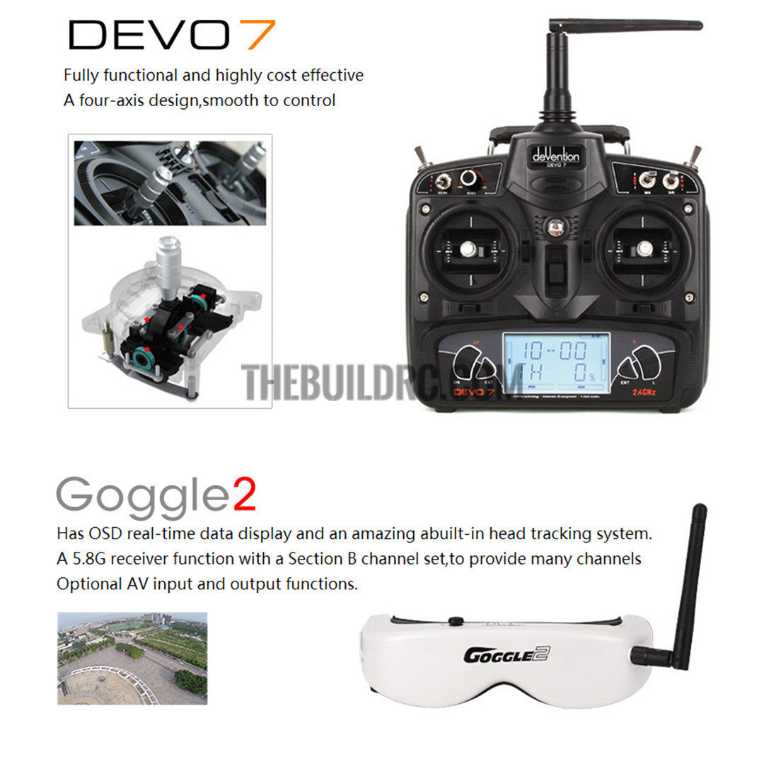 Walkera Runner 250 Racer (RTF w/ DEVO 7 Mode 1)