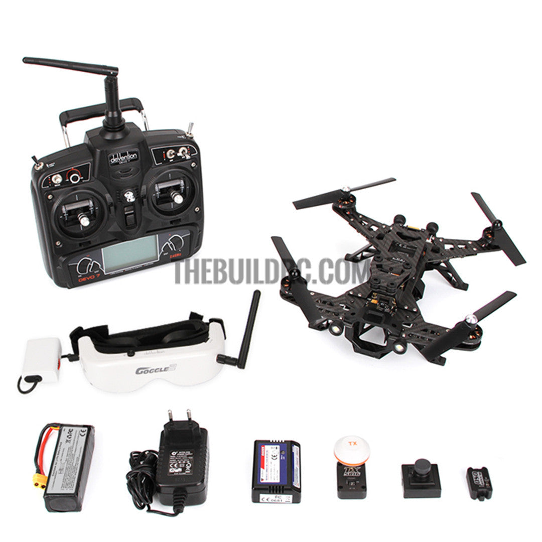 Walkera Runner 250 Racer FVP Combo (RTF w/ DEVO 7 Mode 1 and Goggle 2)