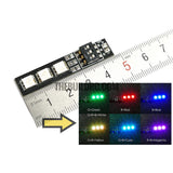 RGB LED Lamp Panel 12V 3S Lipo 7 Colors Switch For FPV Helicopter Multi-axis