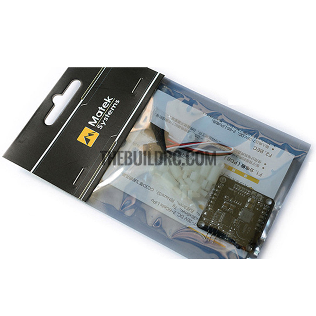Matek LED & POWER HUB 5in1 V3 Power Supply Board + BEC 5V 12v + Low Voltage Alarm+ Tracker