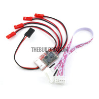 F15050/51 RC 3S 4S 6S LED Light Controller JST Connector Remote Control for Flash Bar Strip DIY RC Quadcopter Multirotor