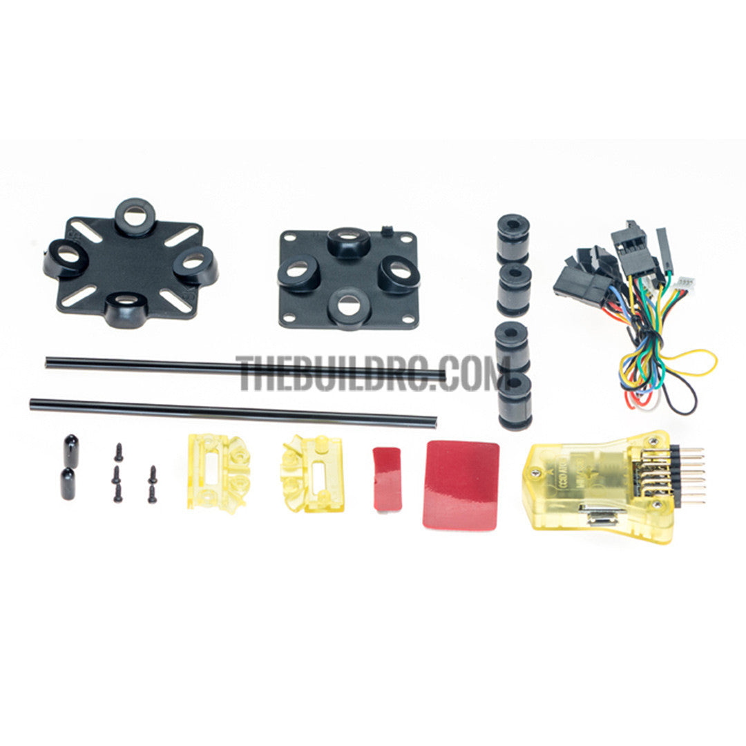 Openpilot MINI CC3D Combo Atom NANO CC3D Flight Control for FPV QAV 250 FPV GT (Straight Pins + antenna box + anti stock holder)