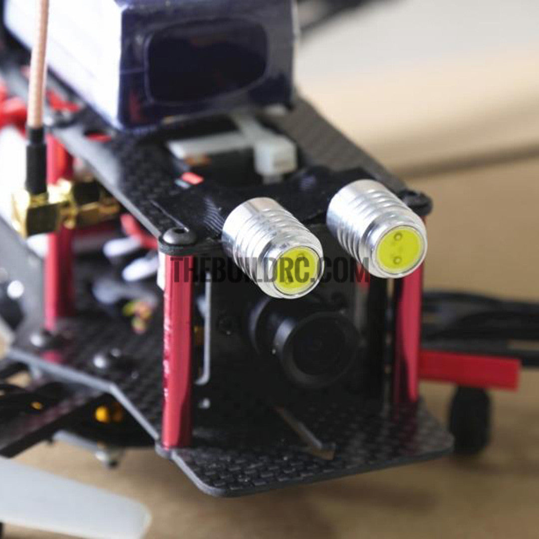 High Power Super Bright LED Lamp Illuminator 1.5W/12V Night Navigation for FPV - white