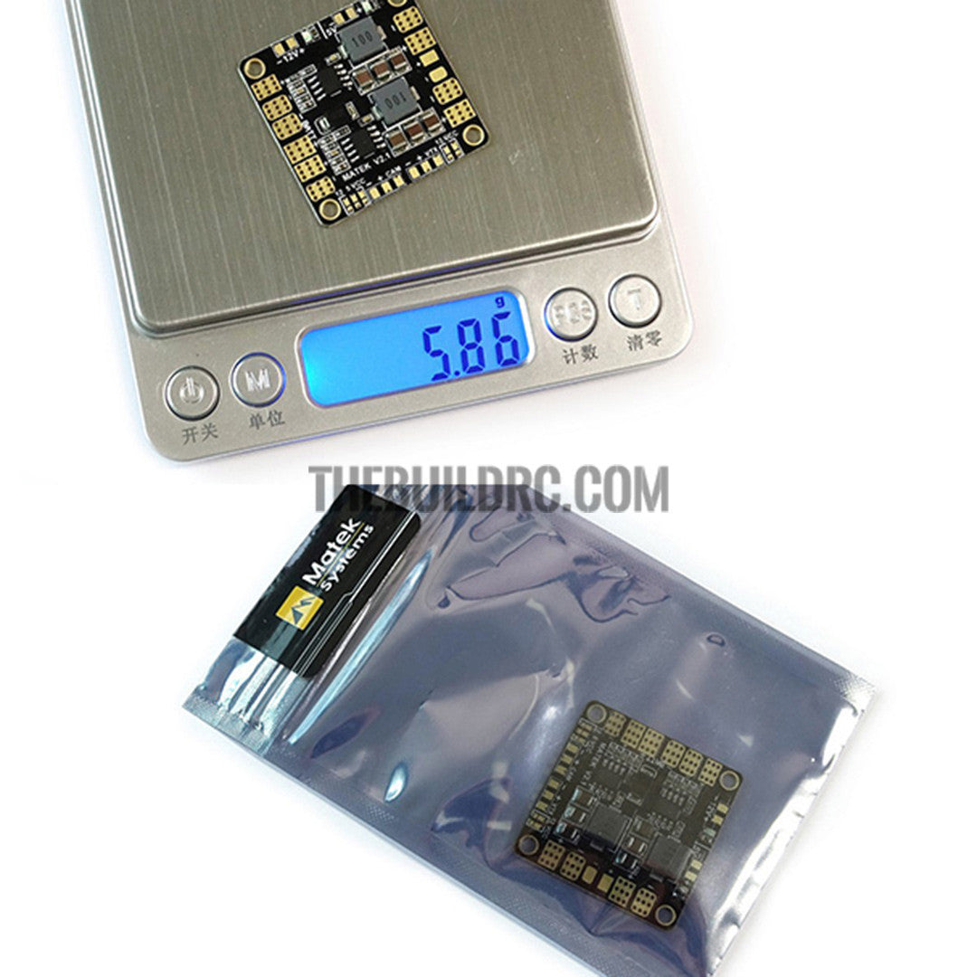 Matek Mini Power Hub Power Distribution Board With BEC 5V And 12V For FPV Multicopter 3A upgraded version