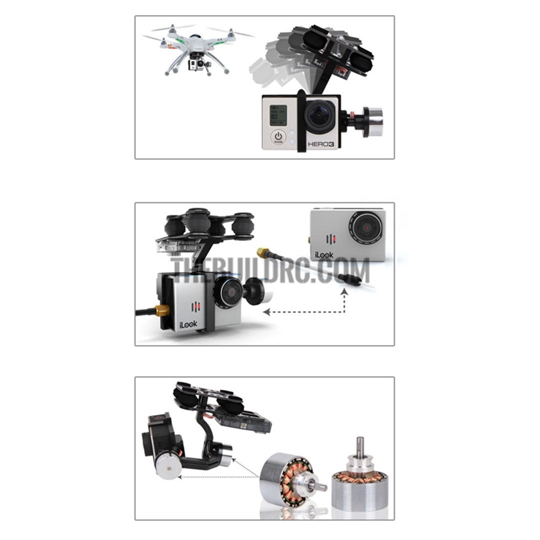 WALKERA (WK-G-2D) Brushless Camera Gimbal - compatible with GoPro3