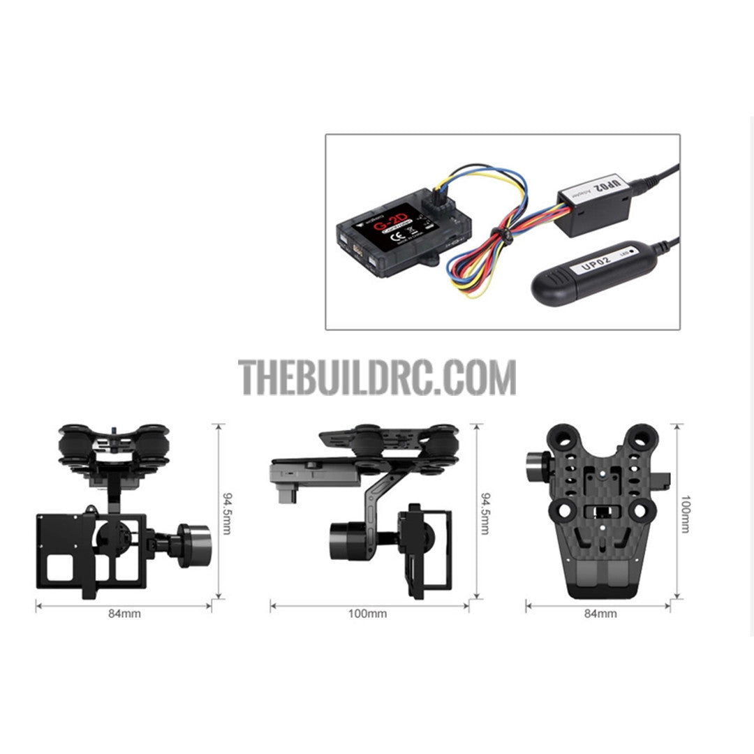 WALKERA (WK-G-2D) Brushless Camera Gimbal - compatible with GoPro3