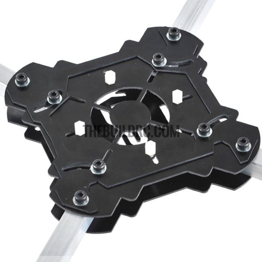 F02009 CNC 600mm X525 V3 Glass Fiber / Alloy Foldedform Frame Kit For RC KK MK 4-axle Quad-Rotor Multi Copter UFO