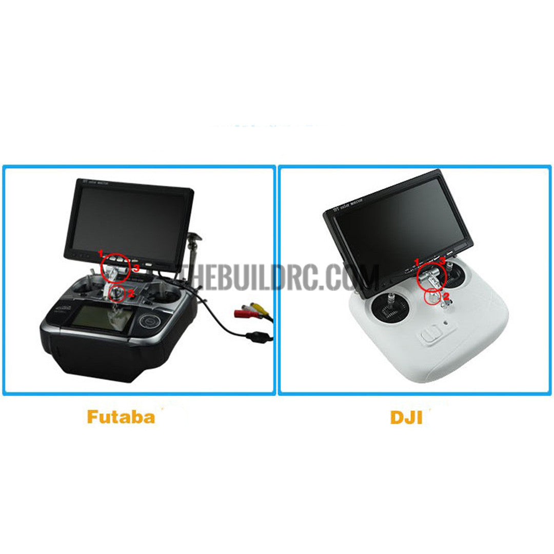 CNC FPV Monitor Stand made for DJI 9.7mm thickness