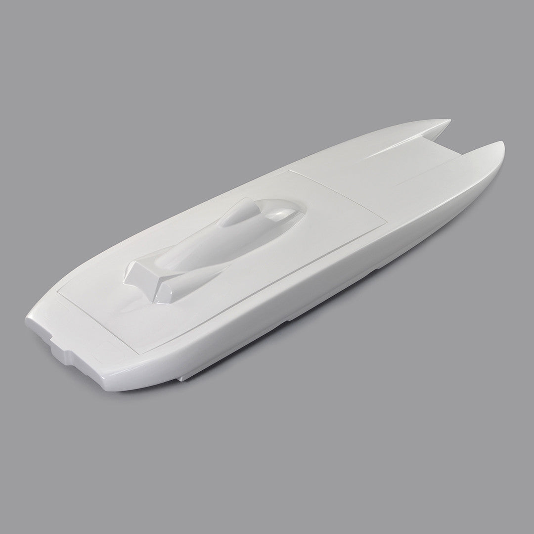 36" RC EP Silver Fox Catamaran Epoxy Fiberglass Racing Boat Hull- white