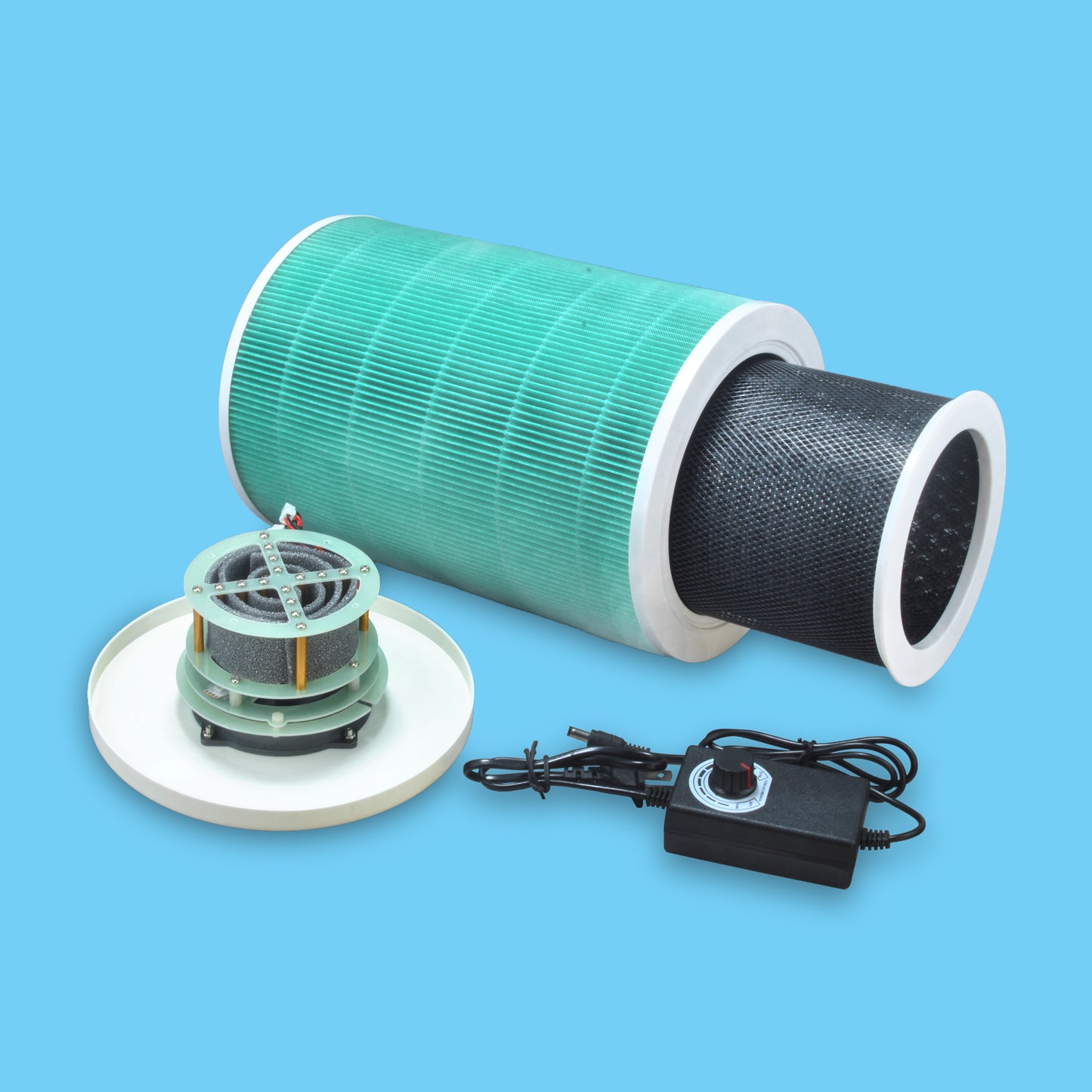 Ultra High Volume throughput Air Purifier with H12 HEPA filter and Photocatalyic UV module