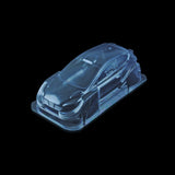 1/10 Lexan Clear RC Car Body Shell for M-chassis Ford Fiesta Rally bull 210mm
