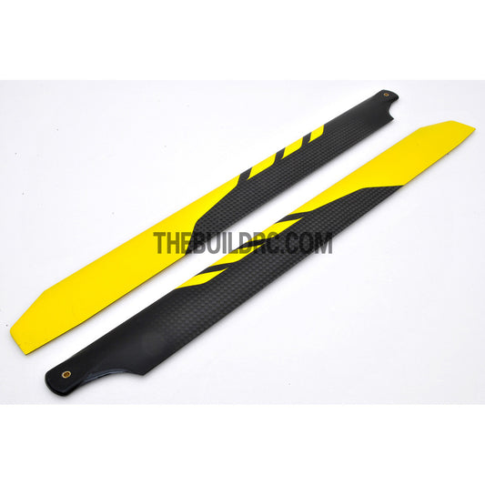 HP05-U003 Main Rotor Blade Set(Carbon Fiber) for Suprex-3D HP-05 GP Helicopter