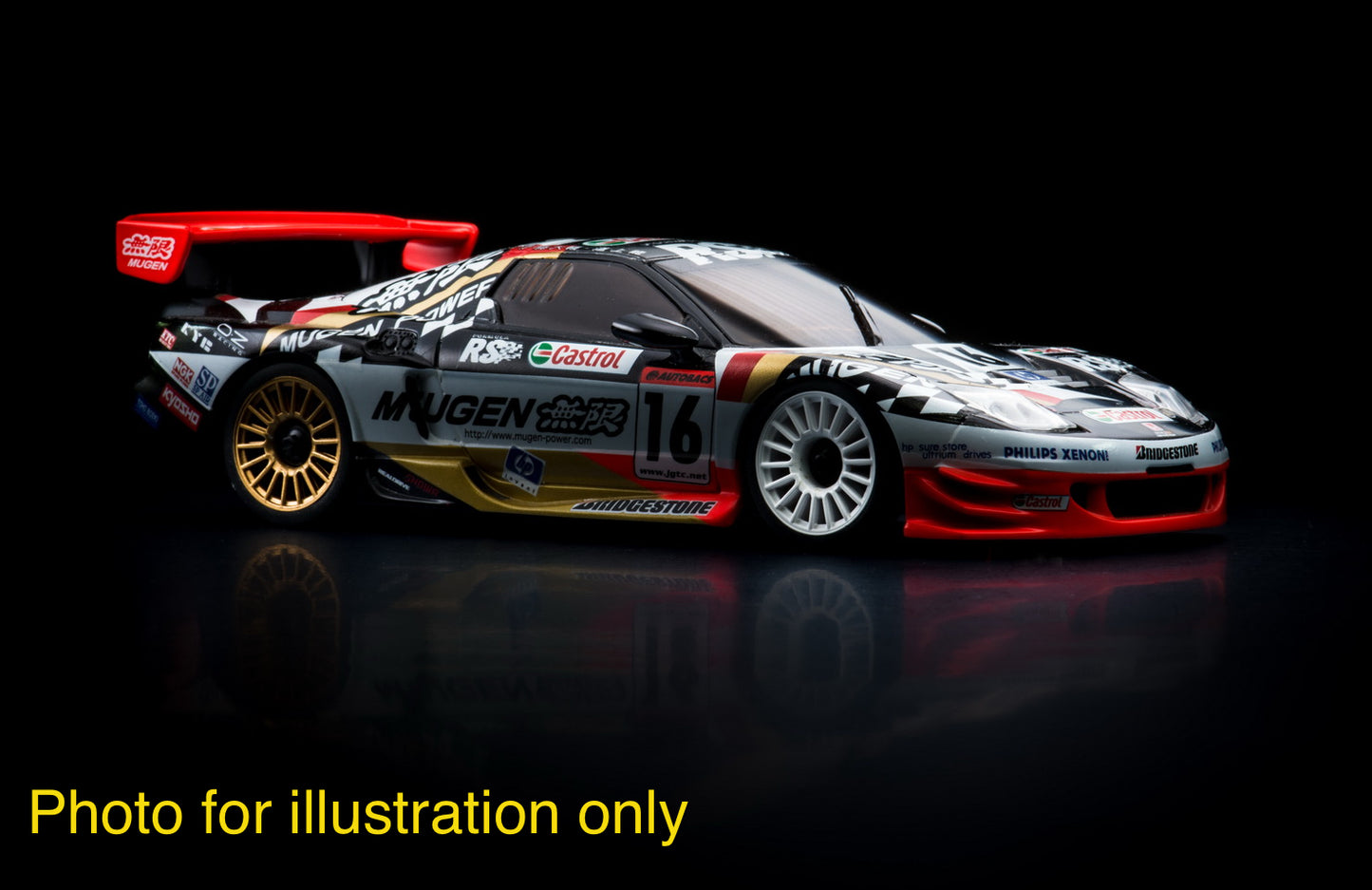 1/10 Lexan Clear RC Car Body Shell for M chassis Honda NSX Mugen 225mm
