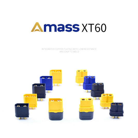 Amass  XT60 series / XT60U / XT60H Genuine Gold plated connectors