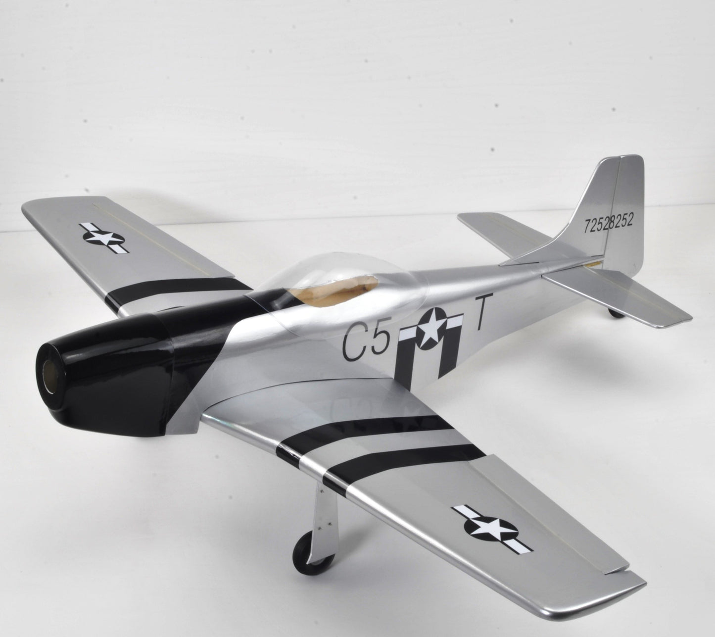 US P-51 Mustang Balsa RC WWII Warbird ARF Kit