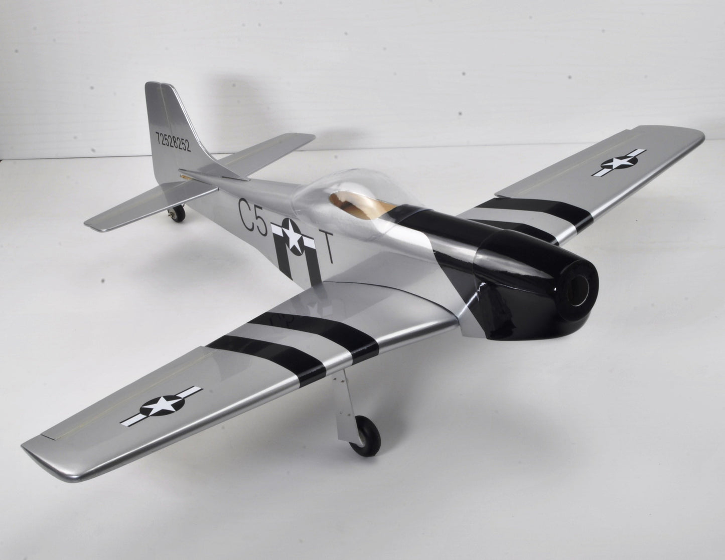 US P-51 Mustang Balsa RC WWII Warbird ARF Kit