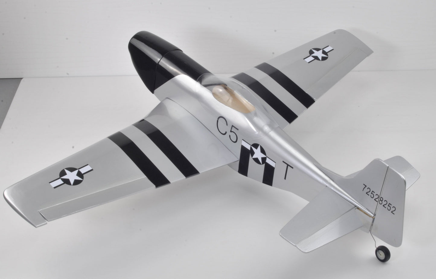 US P-51 Mustang Balsa RC WWII Warbird ARF Kit