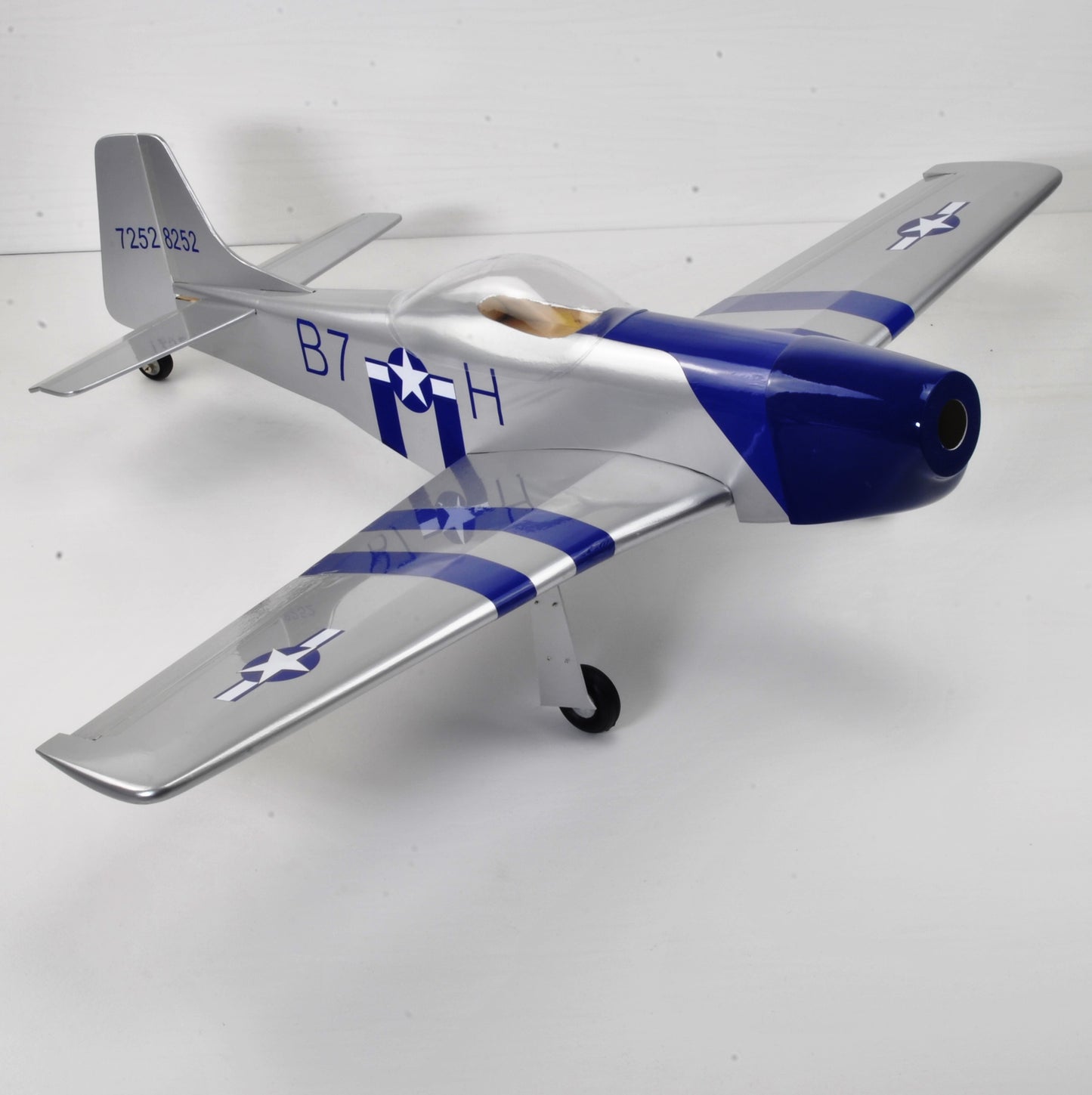 US P-51 Mustang Balsa RC WWII Warbird ARF Kit