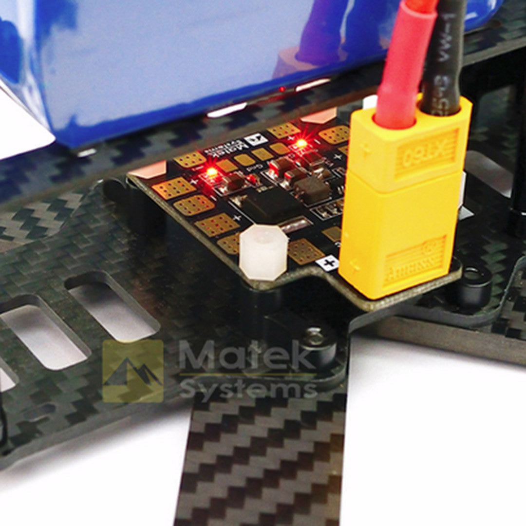 Matek Systems PDB XT60 with BEC 5V & 12V 2oz Copper For RC Quadcopter drone