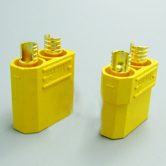 Amass 5 Pairs Xt90 Bullet Connector Male/female for Rc Model Battery - 4.5mm Bullets (Pair)