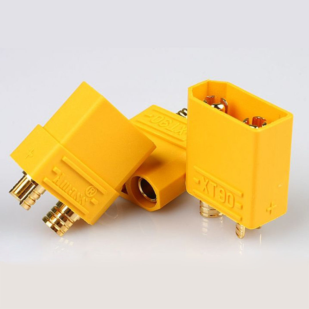 Amass 5 Pairs Xt90 Bullet Connector Male/female for Rc Model Battery - 4.5mm Bullets (Pair)