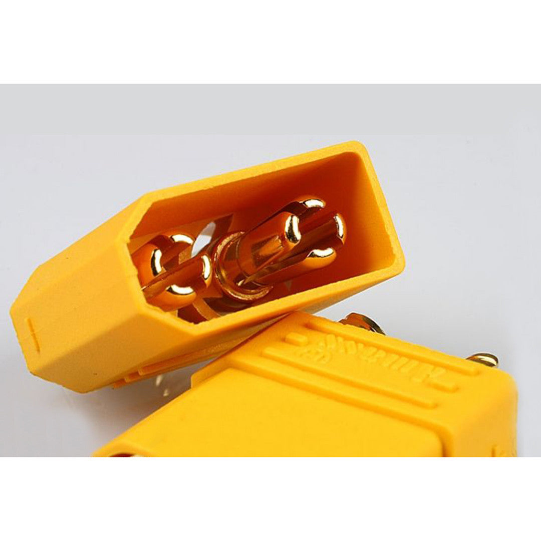Amass 5 Pairs Xt90 Bullet Connector Male/female for Rc Model Battery - 4.5mm Bullets (Pair)