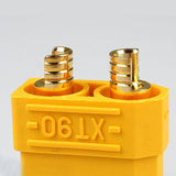 Amass 5 Pairs Xt90 Bullet Connector Male/female for Rc Model Battery - 4.5mm Bullets (Pair)