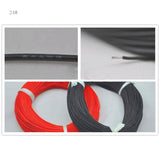 Silicone extension cord 24AWG 2mm*mm flexible and High temperature