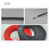 Silicone extension cord 20AWG 0.5mm*mm flexible and High temperature