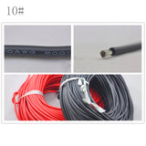 Silicone extension cord 10AWG 5.3mm*mm flexible and High temperature