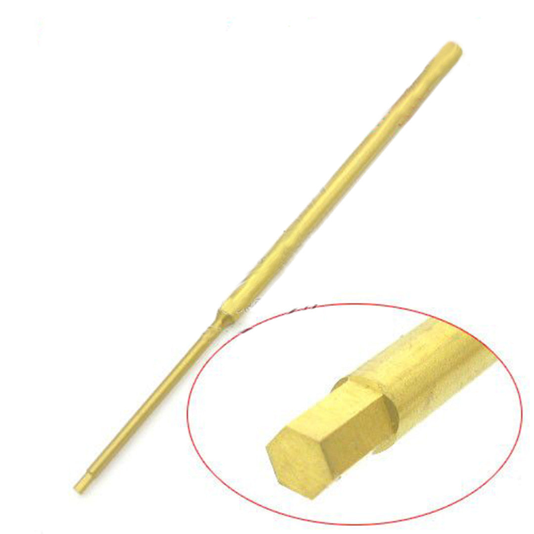 Titanium Hexagonal screwdriver made of super-hard high-speed steel 1.3MM