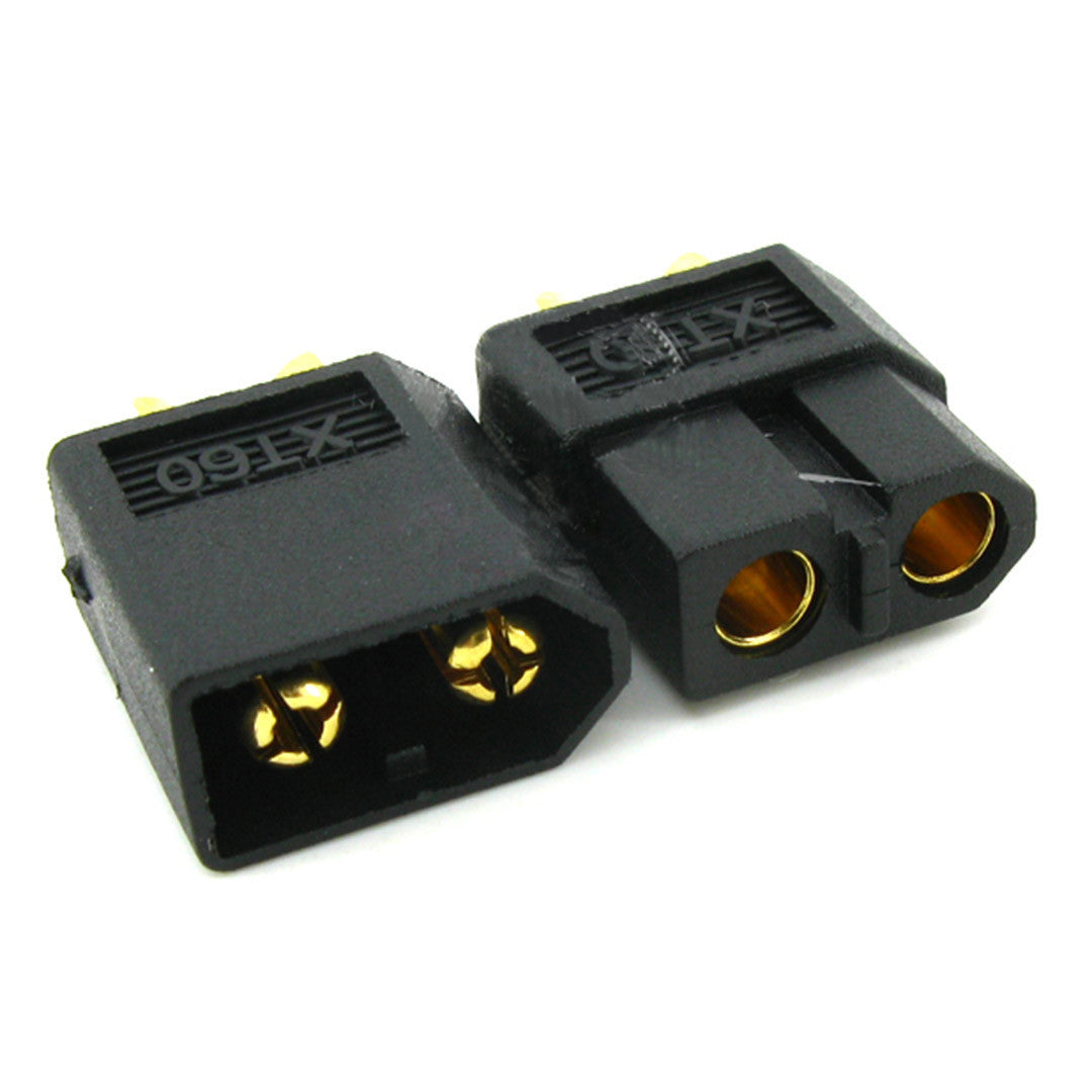 Amass XT60 Power Connectors - Black Edition - The Original & The Best (Male and Female Pair)