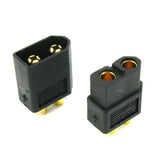 Amass XT60 Power Connectors - Black Edition - The Original & The Best (Male and Female Pair)