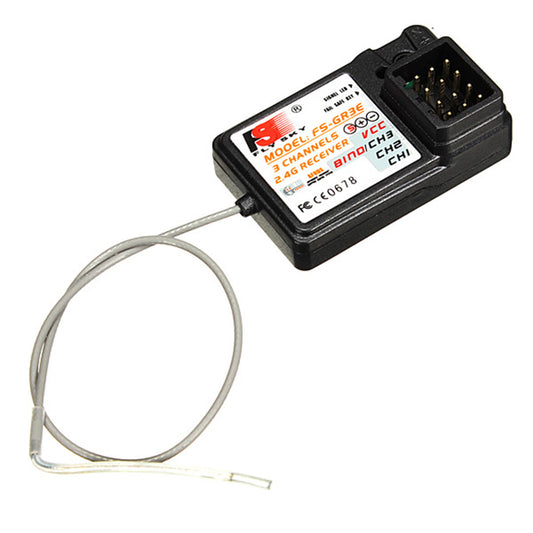 FlySky Upgraded 3CH 2.4G FS-GR3E GR3C GT3B Receiver For Rc Car Rc Boat