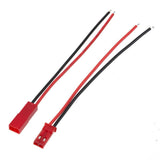 JST plug with silicone wire 24 AWG (pair)