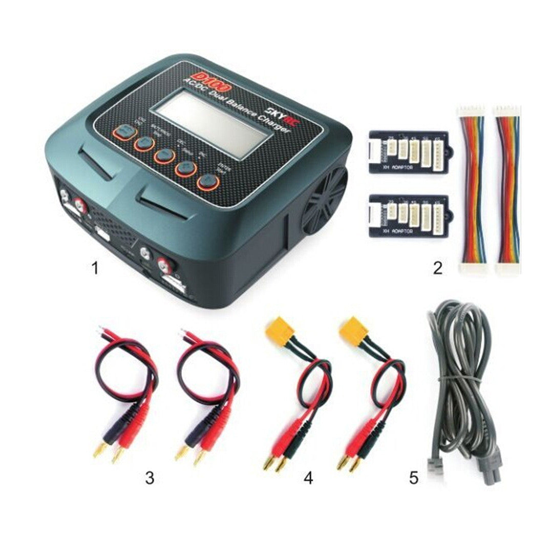 SKYRC AC/DC D100 Dual Balance Charger and Discharger Power watt 2 x 100W