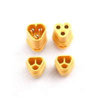 AMASS MT30 2mm 3 pole Bullet Connector Plug Set For RC ESC to Motor (Pair)