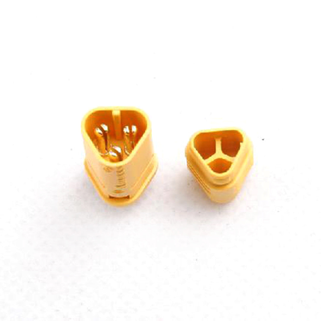 AMASS MT30 2mm 3 pole Bullet Connector Plug Set For RC ESC to Motor (Pair)