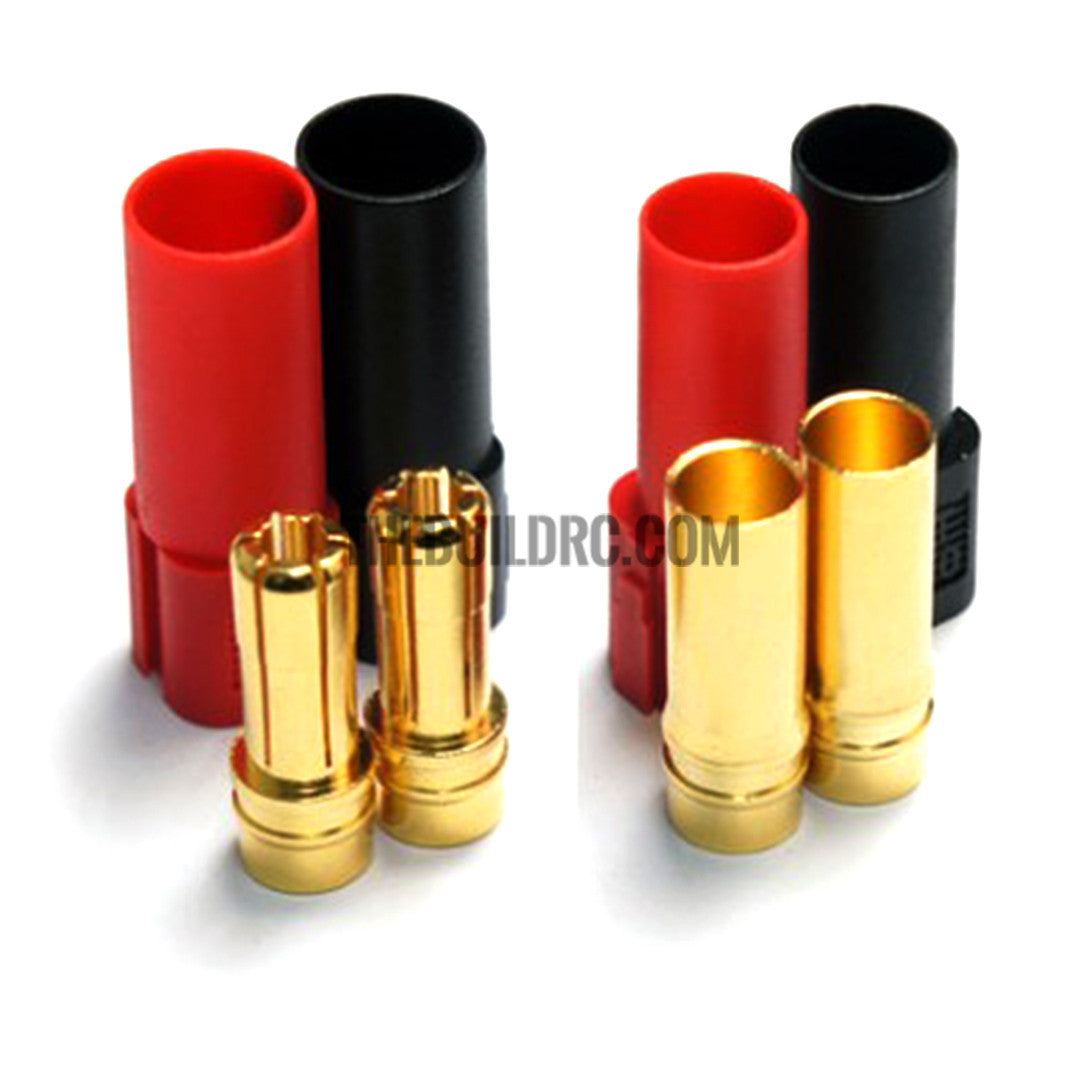 AMASS 6mm GOLD PLATED BANANA PLUG XT150 (set)