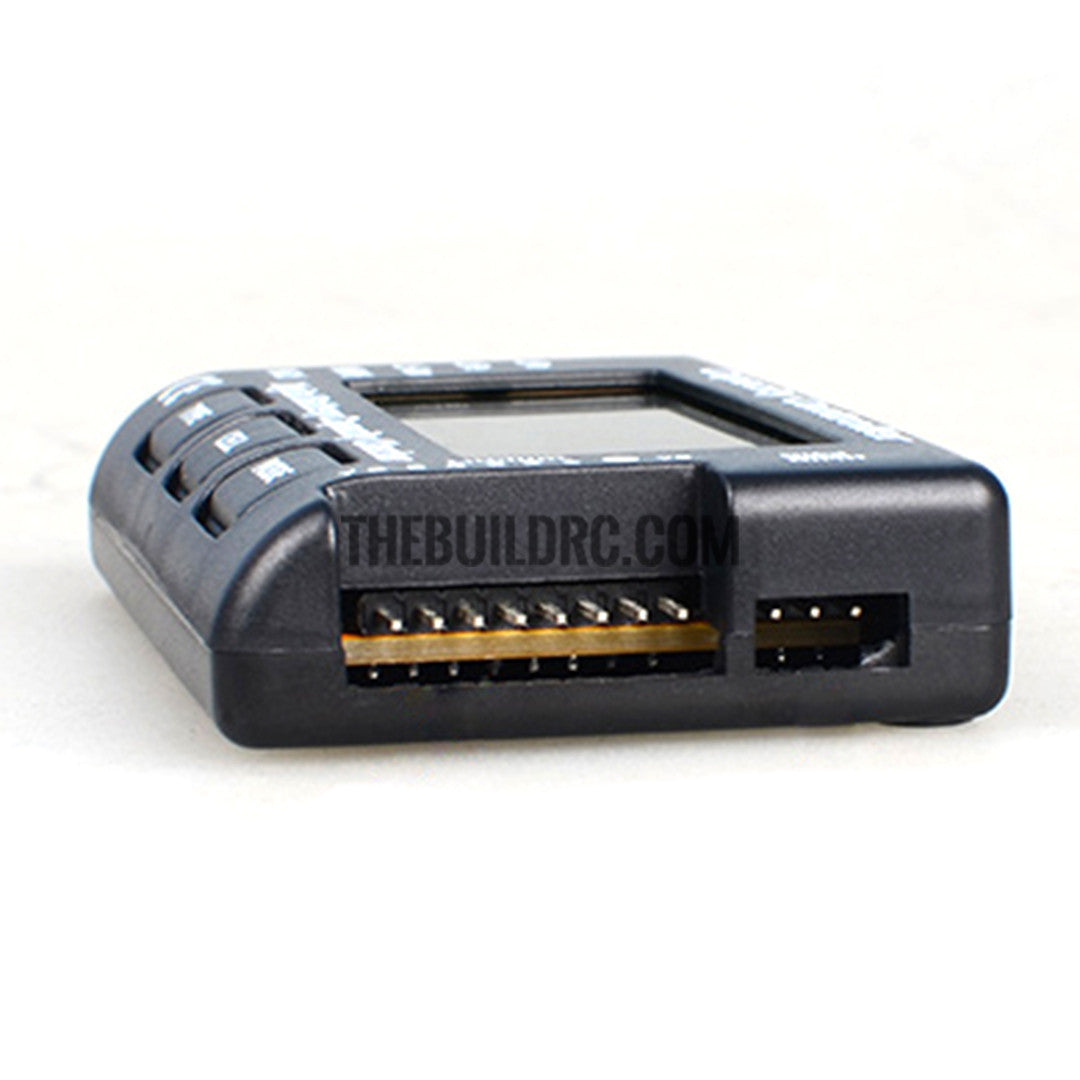 Battery Capacity Checker Tester LiPo LiFe Li-ion Ni-MH Ni-Cd Capacity Controller (Black)