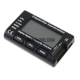 Battery Capacity Checker Tester LiPo LiFe Li-ion Ni-MH Ni-Cd Capacity Controller (Black)